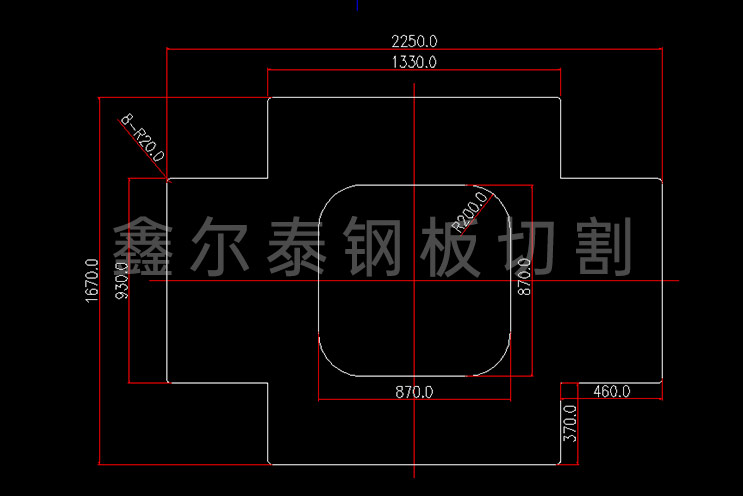 钢板按图数控切割